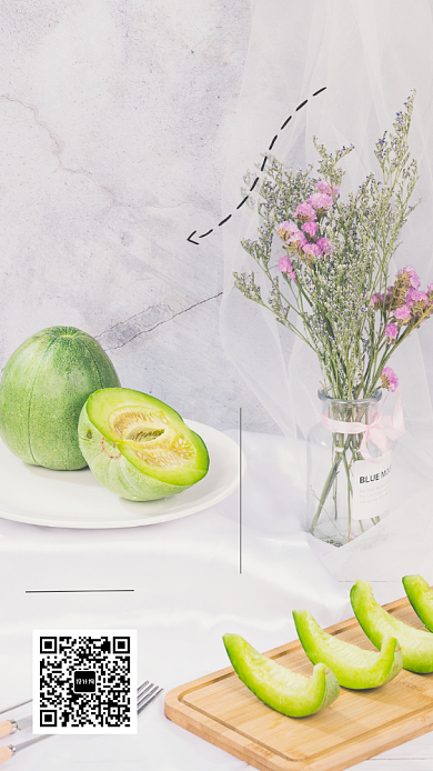 夏日清爽清新励志日签月签手机海报背景