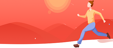 运动健身瘦身减肥手绘广告微信公众号素材图片背景