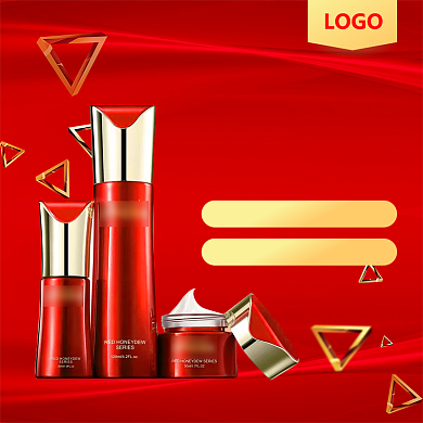 口红宣传直通车背景