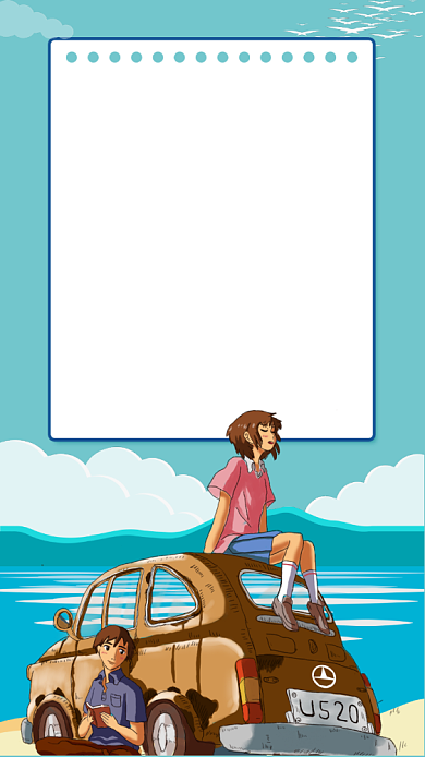 简约清新创意奔驰维权手机海报背景