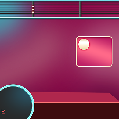 双11狂欢美妆护肤品霓虹风电商主图直通车背景