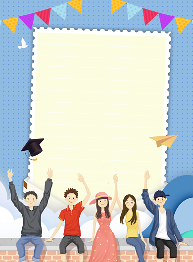 青春校园清新高考必胜印刷海报背景