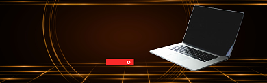 黑色质感电脑促销banner背景