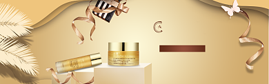 金色护肤品促销淘宝banner背景