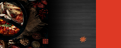 舌尖美食火锅优惠券背景