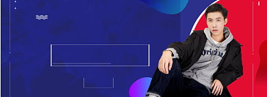 男装上新折扣专场淘宝banner背景