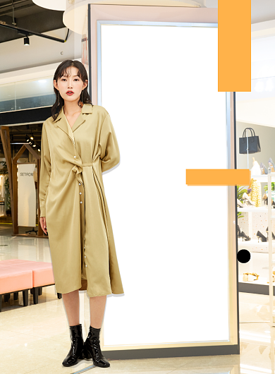 简约秋冬潮流摄影图宣传印刷海报背景