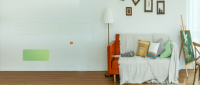 文艺插画设计坞家装软装节公众号首图背景