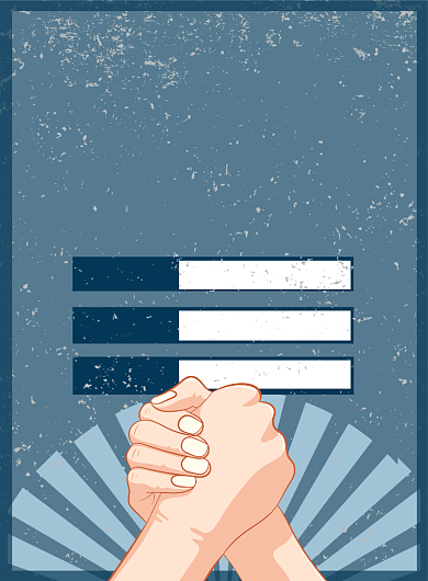 高薪招募印刷海报背景