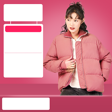 秋冬女装活动直通车背景