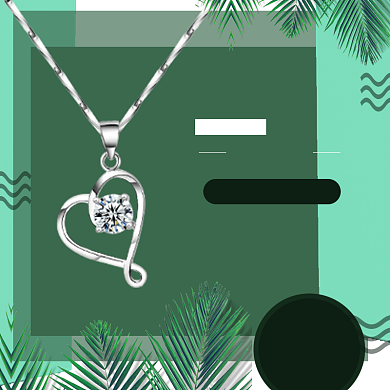 春夏上新时尚项链饰品淘宝直通车图片背景