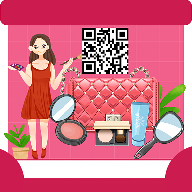 美容美妆淘宝直通车图片背景