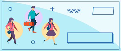 团建旅游公众号首图背景