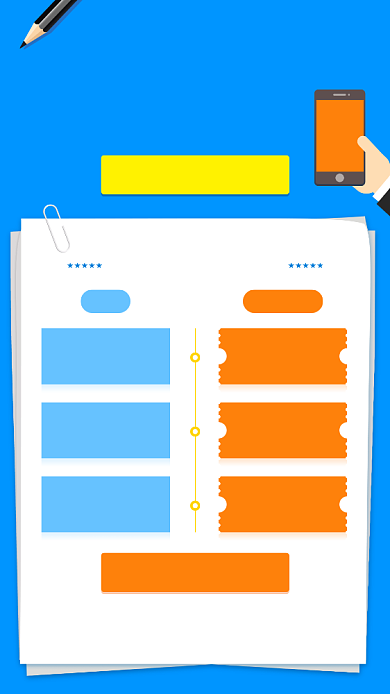 蓝色创意邀请好友金融理财手机海报背景