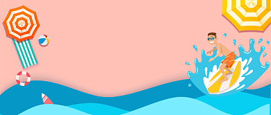 平面卡通激情运动微信公众号素材图片背景