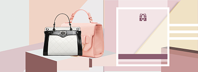 清新春季新风尚女包优惠banner背景