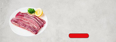 简约风铁板牛排淘宝banner背景