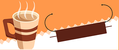 茶色温暖暖冬热饮推荐公众号首图背景
