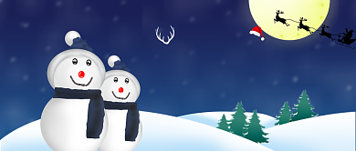 圣诞平安夜公众号首图背景