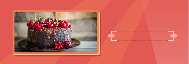 新鲜甜品限时尝新淘宝banner背景