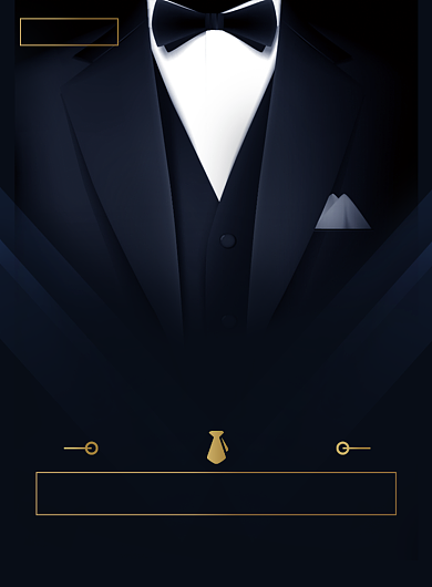 私人定制西服宣传广告印刷海报背景