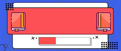 蓝色欧普风格新生入学指南公众号首图背景