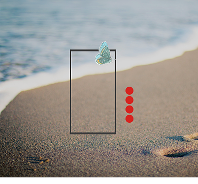 小清新夏日时光朋友圈封面背景