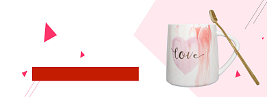 时尚马克杯淘宝banner背景