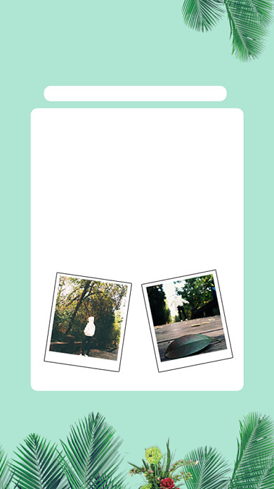 绿色旅行宣传手机海报背景