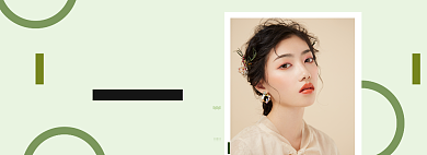 优雅没血时尚BANNER背景