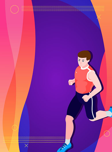 生命不息运动不止海报背景