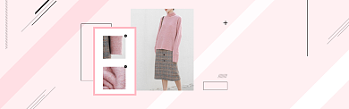 女装秋装上新淘宝电商banner背景