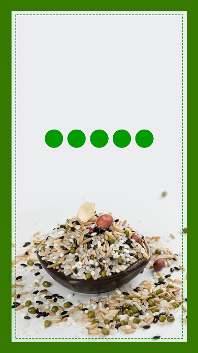 绿豆百合甜粥创意手机海报背景