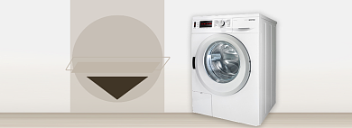 灰色白色家电淘抢购洗衣机促销banner背景