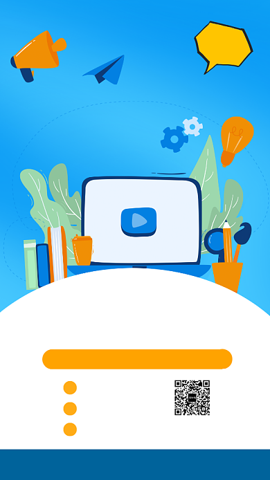 创意扁平化暑期训练营教育培训宣传海报背景