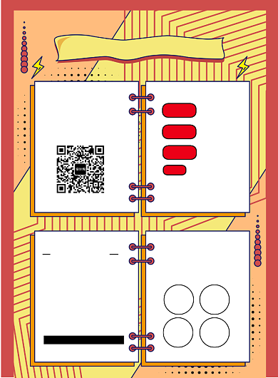 时尚个性美妆美容网红达人印刷海报背景