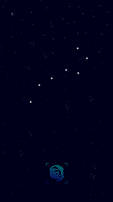 北斗星空黑色插画手机壁纸背景