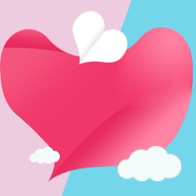 爱心女王节公众号次图背景