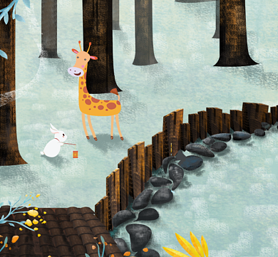 励志幽默手绘朋友圈封面背景