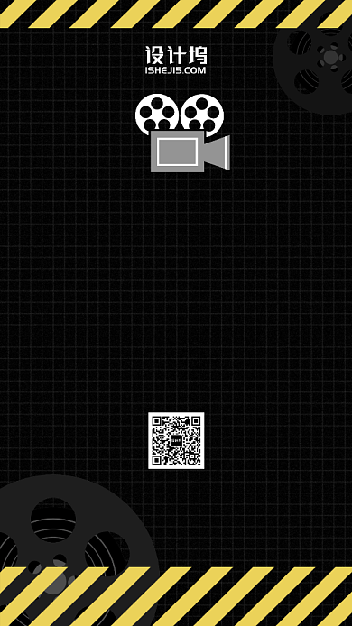 黑色电影俱乐部手机海报背景