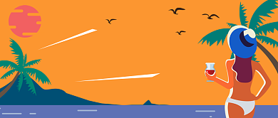 国庆特价旅游公众号首图背景