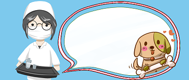 宠物医院卡通手绘手机首图背景