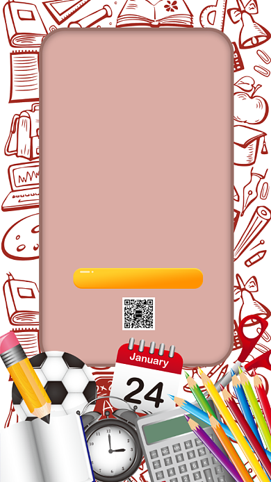 开学倒计时手机海报背景