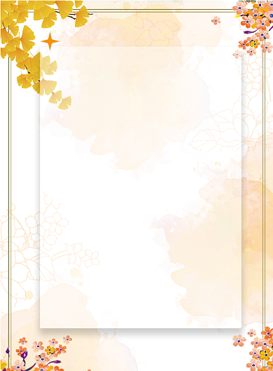 秋季上新印刷海报模版背景