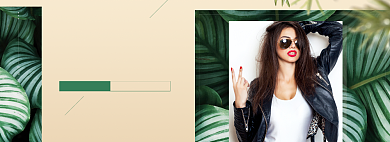 清新简约秋季新势力周女装海报banner背景