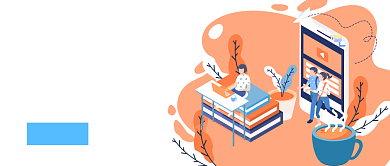 珊瑚橘在线教育公众号首图背景