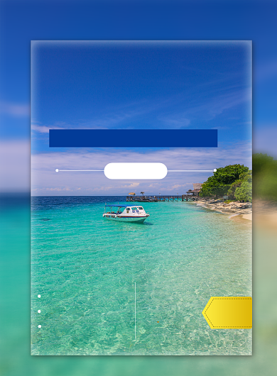 创意热点旅游马来西亚蜜月游促销印刷海报背景