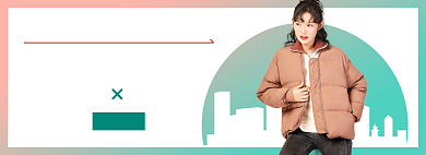 粉绿渐变简约日常上新banner背景