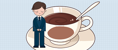 咖啡续命公众号首图背景