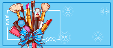 618彩妆新品震撼上市首图背景